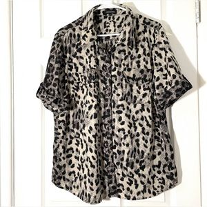 NOTATIONS Women’s Short Sleeve Blouse